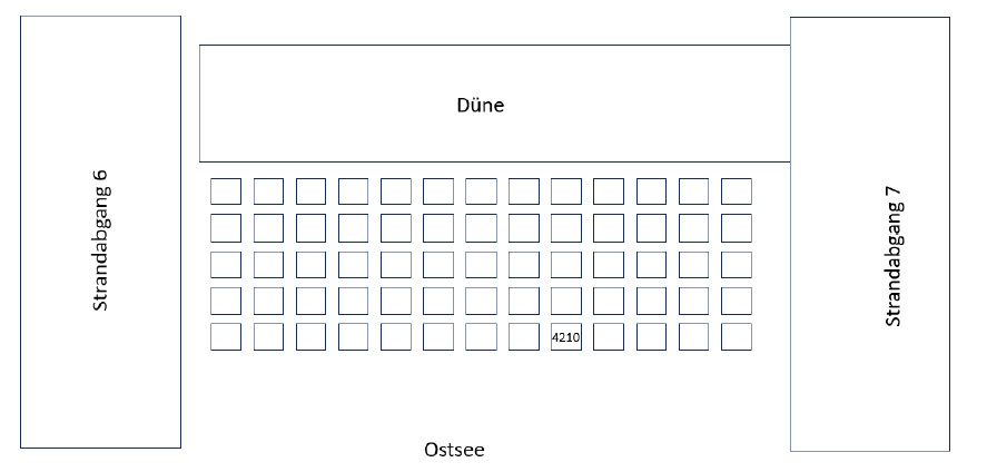 Lageplan Strandkorb 4210