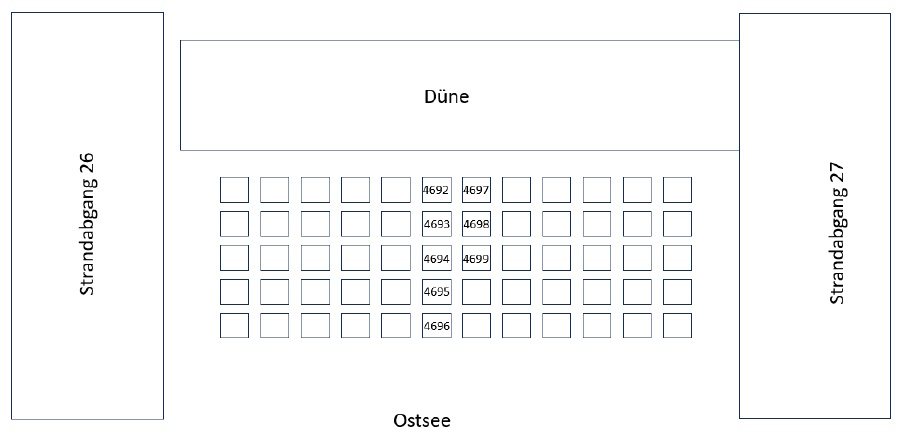 Lageplan Strandkorb 4695